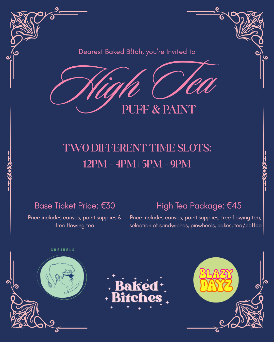 High Tea ~ Puff & Paint